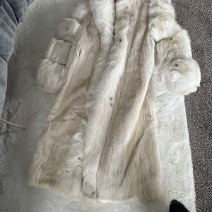 Fox fur coat